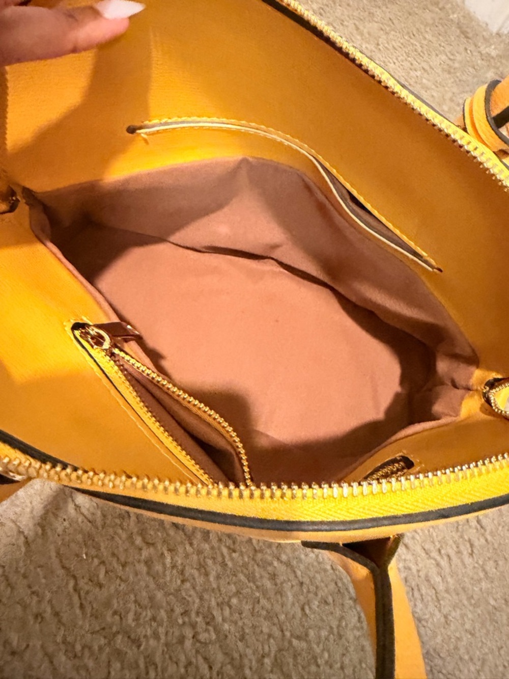 Balenciaga Yellow Leather Logo Dome Satchel with Black Print - Picture 6 of 7